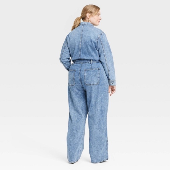 NWT Universal Thread Utility Denim Jumpsuit - Picture 5 of 10